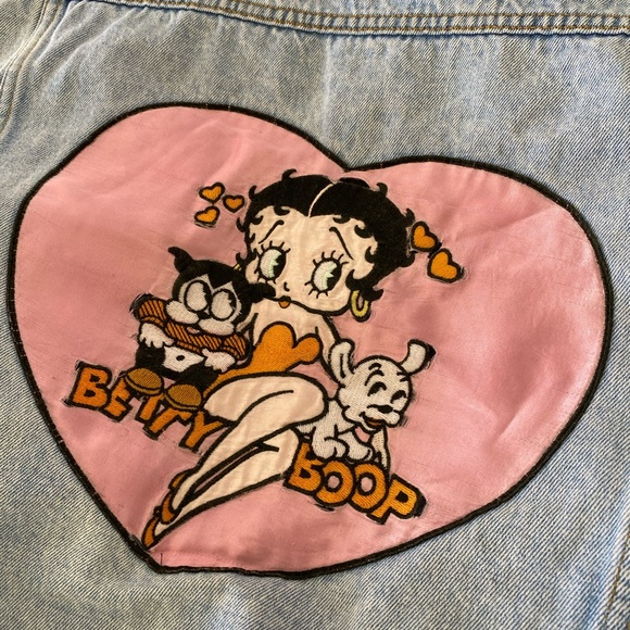 Vintage Betty Boop Jean Jaket 1996 - Picture 2 of 13